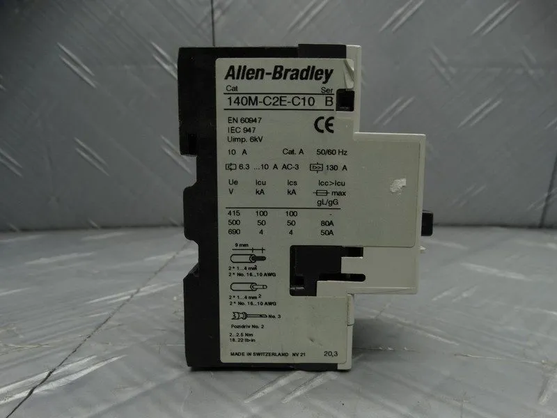 Автоматический выключатель Allen-Bradley 140M-C2E-C10 Motor Protection Circuit B