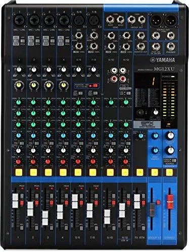 Микшерный пульт YAMAHA 12-channel mixing console audio interface MG12XU