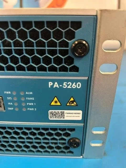Межсетевой экран Palo Alto Networks PA-5260 Next-Gen Firewall 3U VPN App-ID Init — фото лота 1