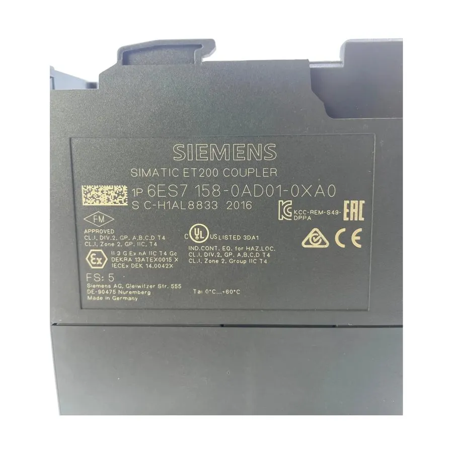 Модуль ввода-вывода Siemens SIMATIC S7 DP/DP Coupler 6ES7158-0AD01-0XA0 — фото лота 1