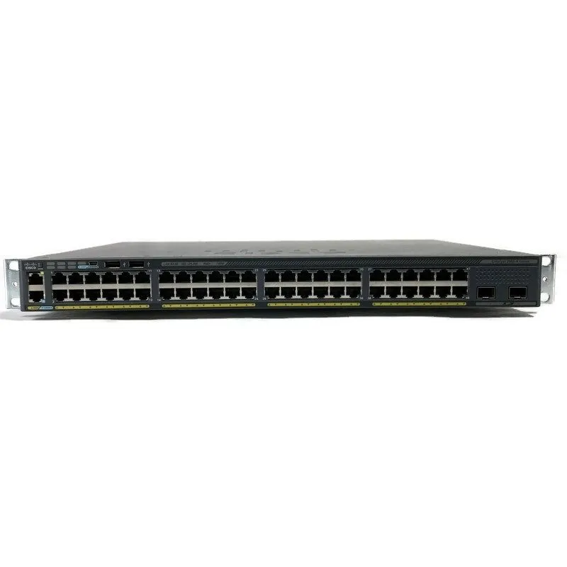 Коммутатор Cisco Catalyst WS-C2960X-48FPD-L 48-Port PoE+ Switch 740W 10G SFP+