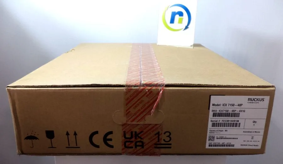 Коммутатор RUCKUS ICX 7150 48 Port POE Switch 4x SFP+ Ports ICX7150-48P-4X1G