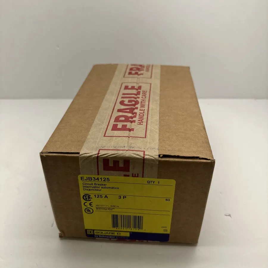 Автоматический выключатель Square D EJB34125 3p 480v 125a 65k NF Bolt In Circuit