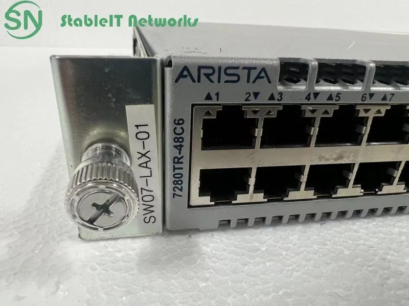 Коммутатор Arista DCS-7280TR-48C6-R 48x 10GbE RJ45 6x 100GbE QSFP28 Ports Switch — фото лота 3