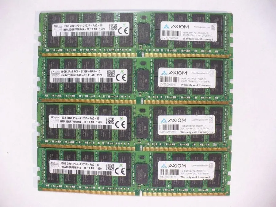 Модуль памяти 16GB SK Hynix DDR4-2133P ECC 2Rx4 SERVER RAM PC4-2133P-RA0-10
