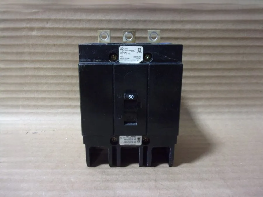 Автоматический выключатель Eaton GHB3050 THERMAL CIRCUIT BREAKER 50A, 3-Phases, 