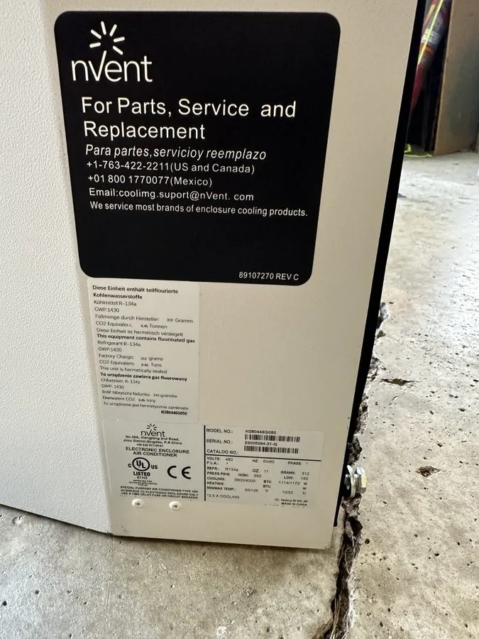 Кондиционер nVent Hoffman N280446G050 SpectraCool Enclosure Air Conditioner 460V