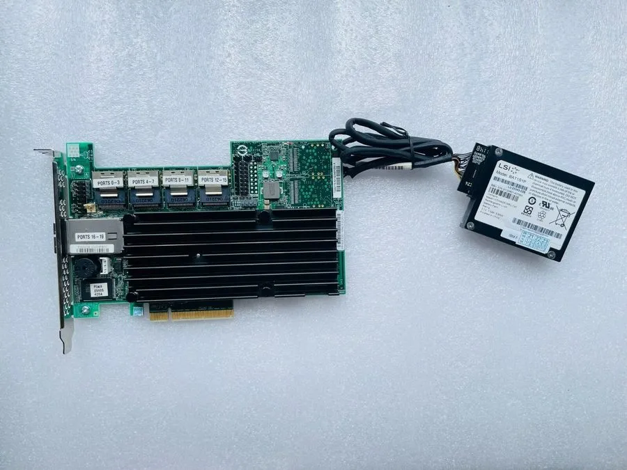 Контроллер LSI MegaRAID MR SAS 9280-16i4e 6GB/s SAS PCIe RAID Controller Card