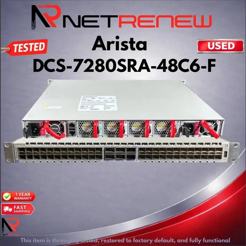 Коммутатор Arista DCS-7280SRA-48C6-F 48x 10GbE SFP+ 6x 100GbE QSFP Switch