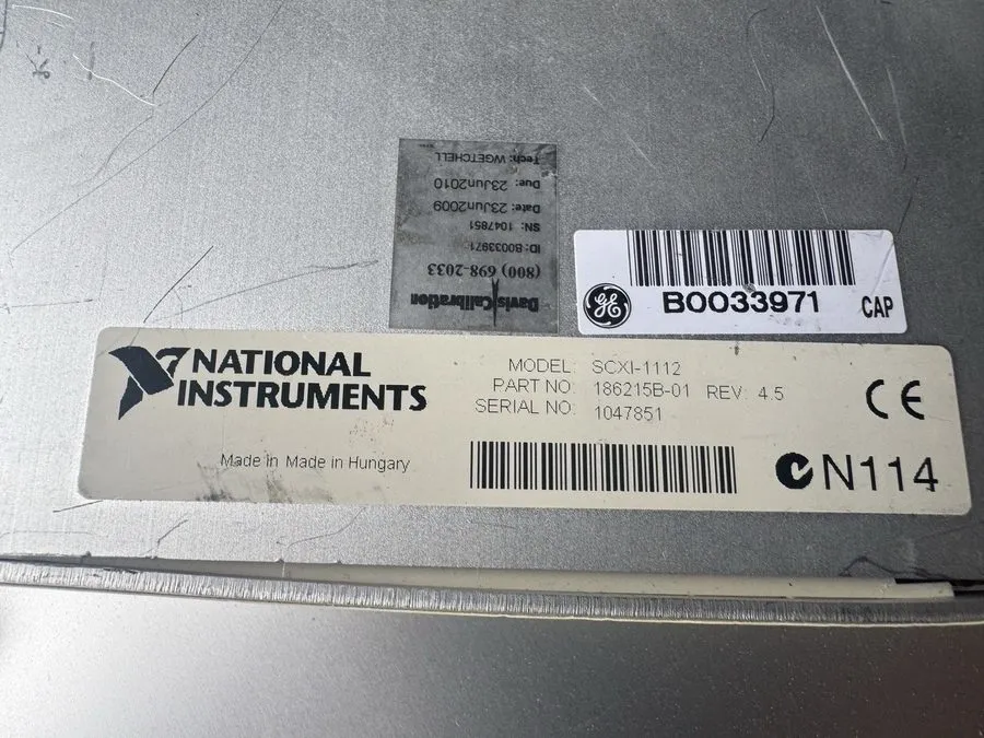 Модуль ввода-вывода NI National Instruments SCXI-1112 8-ch Thermocouple Amplifie