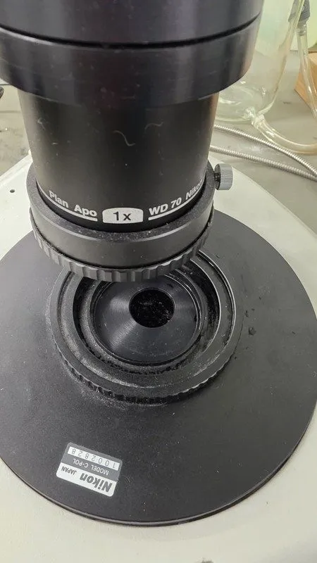 Объектив микроскопа Nikon SMZ1500 HR Plan Apo 1.6× WD24 Stereo microscope object — фото лота 1