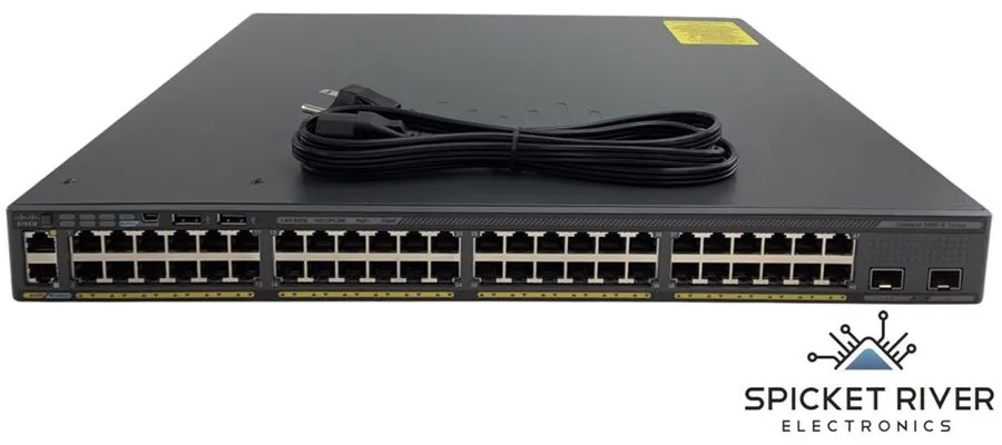 Коммутатор Cisco Catalyst WS-C2960X-48FPD-L 48-Port PoE+ Switch 740W 10G SFP+