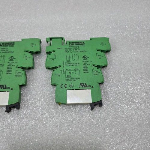 Колодка реле 3pk Phoenix Contact 120V SPDT DIN Relay Socket PLC-BSC-120UC/21