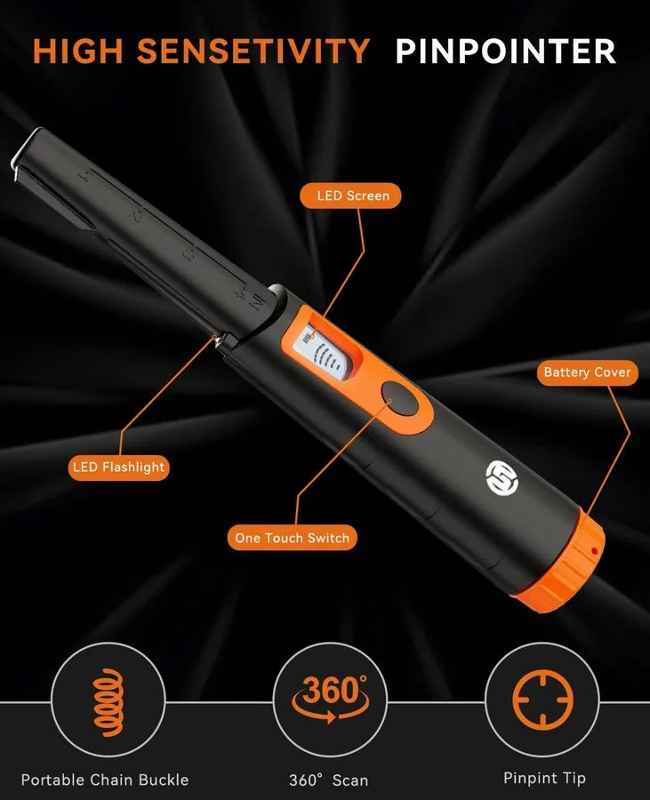 Оборудование видеонаблюдения Metal Detector Pinpointer для Adults & Kids, OTMD08 — фото лота 2