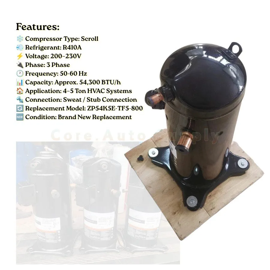 Компрессор Scroll Compressor ZP54K5E-TF5-800 replace