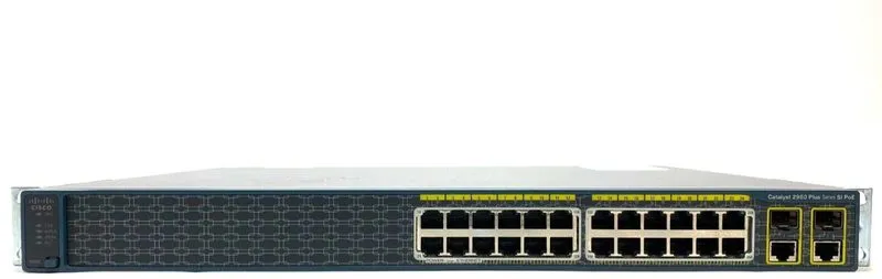 Коммутатор Cisco Catalyst 2960 SI PoE-24 / WS-C2960- -S / 24-Port switch — фото лота 2
