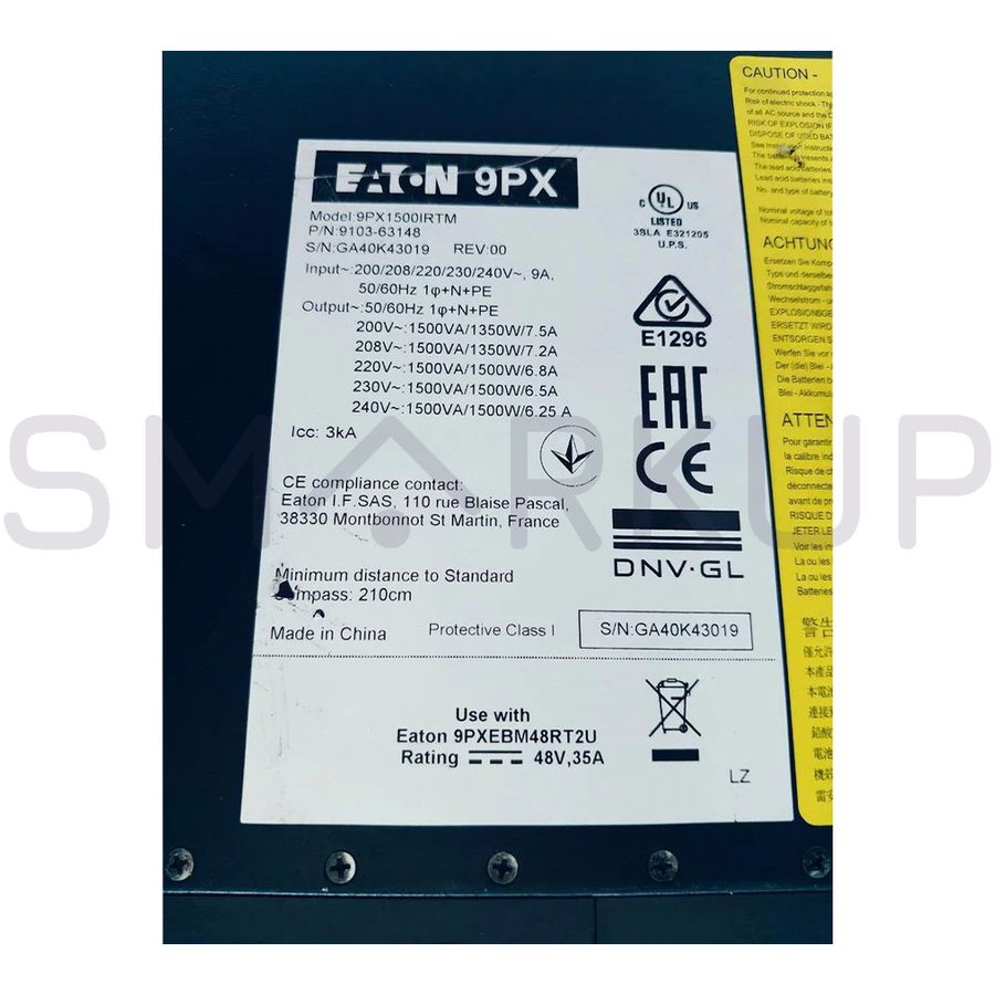 Фото лота 9PX1500IRTM от продавца №96073
