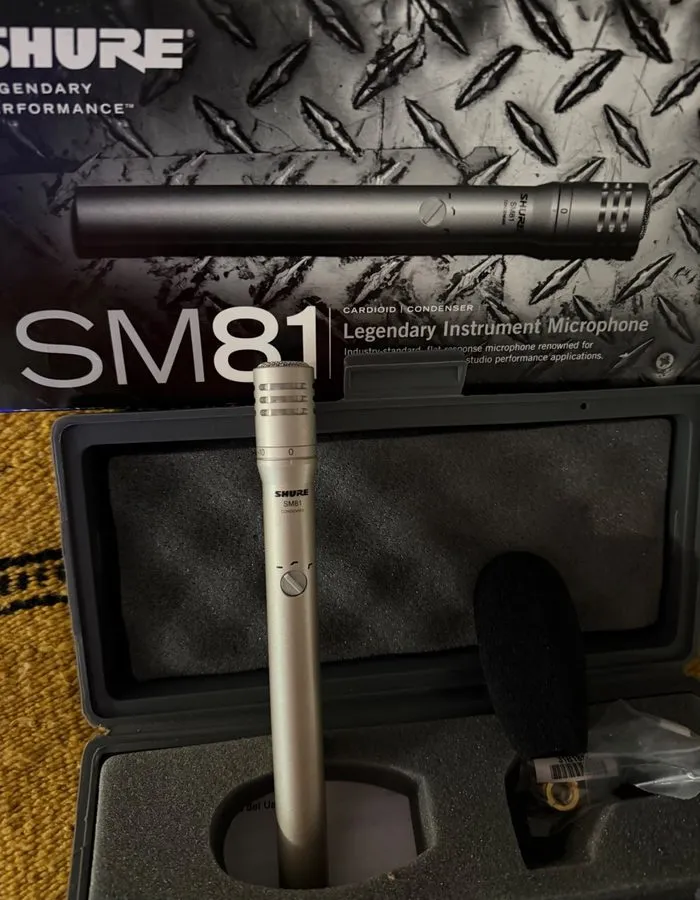 Микрофон Shure SM81-LC Cardioid Condenser Instrument Microphone — фото лота 2