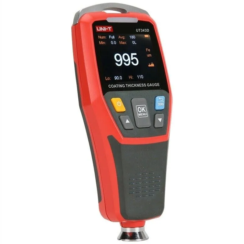 Толщиномер Uni-T UT343D Coating Thickness Gauge 0~1250UM Ferrous/ Non-Ferrous. r
