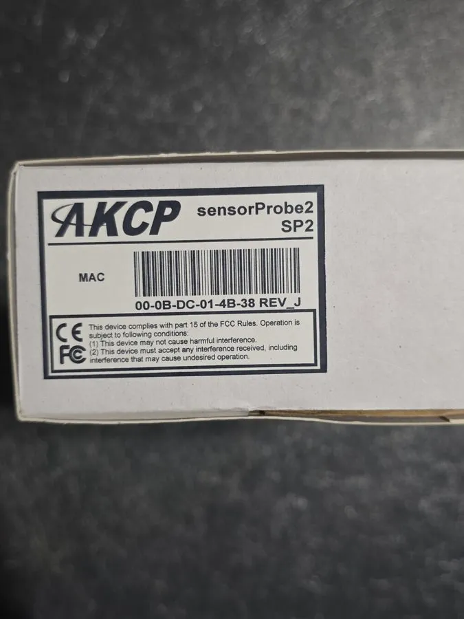 Датчик AKCP SensorProbe2 detector monitor / Power Cord