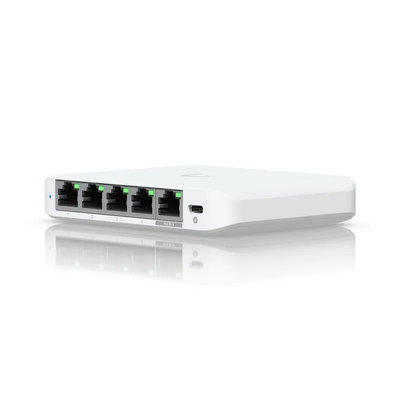 Коммутатор Ubiquiti Flex Mini 2.5G, 5-port 2.5G PoE Switch (USW-Flex-2.5G-5)