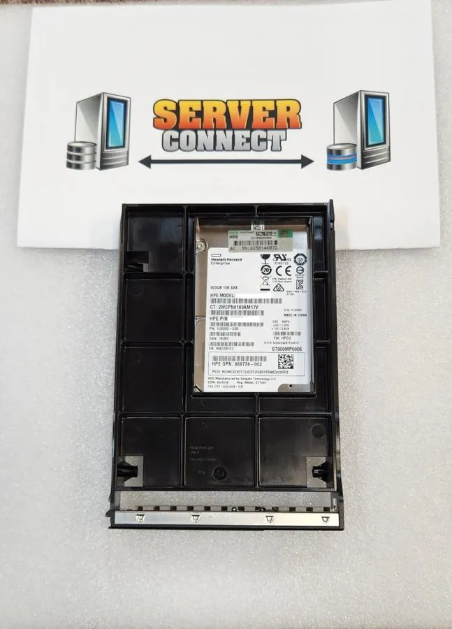 Жёсткий диск 870761-B21 870796-001 HPE 900GB 15K LFF 3.5 in SAS 12G HDD Hard Dri