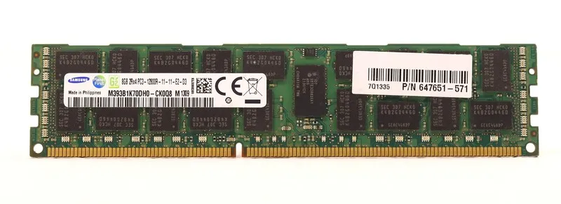 Модуль памяти x Samsung M393B1K70DH0-CK0Q8 8GB (48GB) 2Rx4 PC3-12800R DDR3 RAM