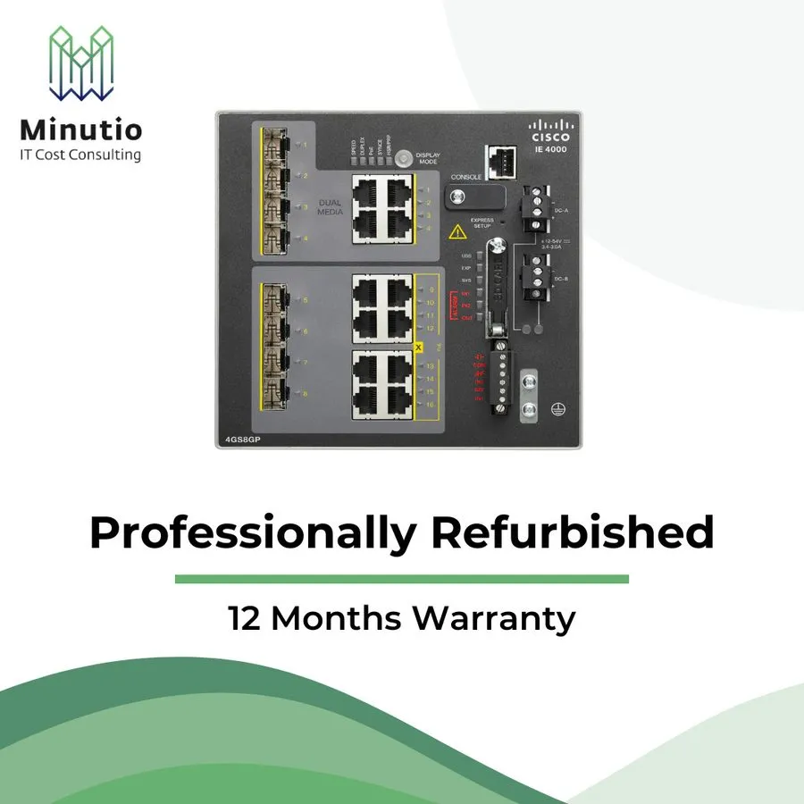 Коммутатор Cisco IE-4000-4S8P4G-E