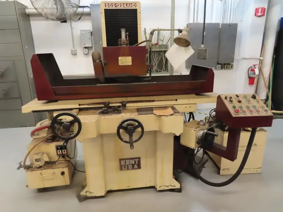 Шпиндель 1995 KENT SGS-1224 AHD Surface Grinder, 12" x 24" Capacity, 5 HP Spindl — фото лота 2