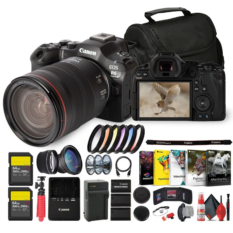 Фотокамера Canon EOS R6 Mark III Mirrorless 32.5MP Full Frame w/ 24-105mm