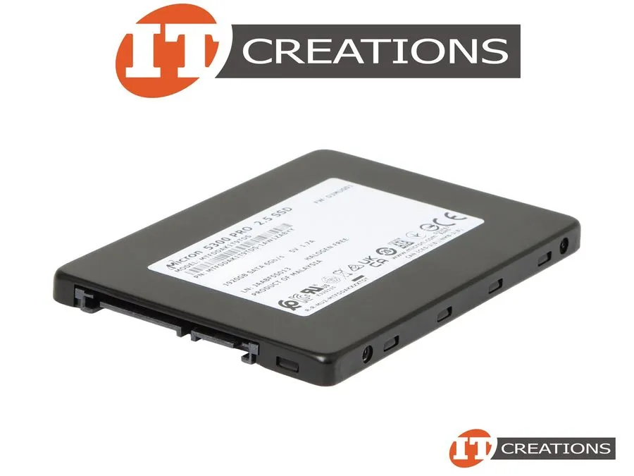 SSD-накопитель Micron 5300 PRO 1.92TB 2.5" SATA SSD MTFDDAK1T9TDS-1AW1ZABYY,3357