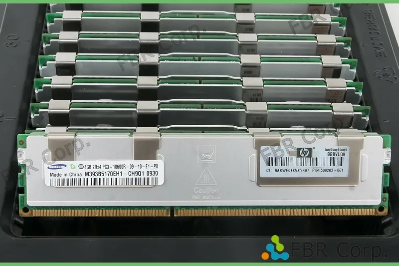 Модуль памяти Samsung 4GB 2Rx4 PC3-10600R DDR3-1333 ECC Reg Server RAM M393B5170