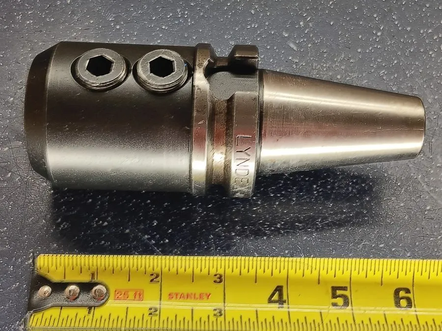 Инструментальная оправка Lyndex BT40 1" ID Solid End Mill Tool Holder CNC Lathe 