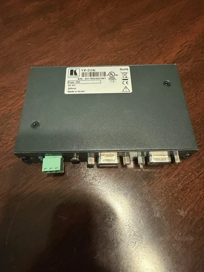 Видеокоммутатор Kramer 2x1 VGA / XGA switch / automatic UXGA / audio switcher VP — фото лота 1
