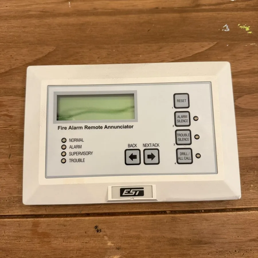 Дисплей EST Edwards EST 2 Fire Alarm Remote Annunciator 2-LSRA-C LCD Display & K — фото лота 1