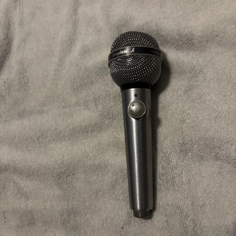 Микрофон Vintage RARE 1970's Shure PE585V / dynamic cardioid microphone