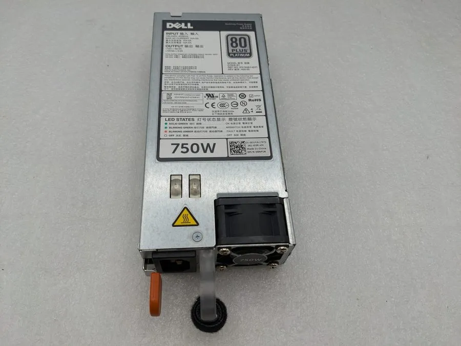 Блок питания Dell PowerEdge T620 Power supply 750W 80+ Platinum 5NF18 05NF18 79R