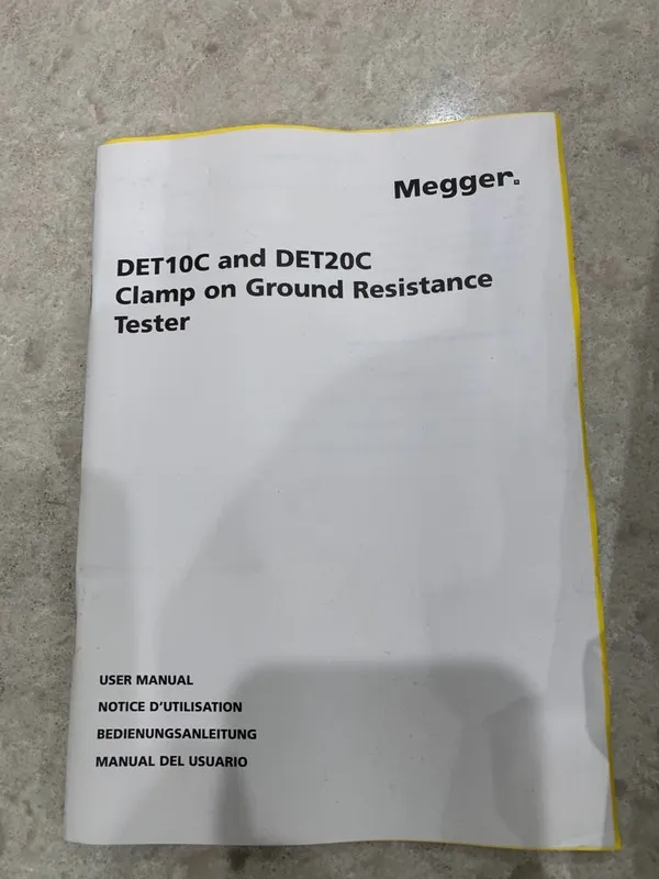 Тестер Megger DET3TD 3-terminal Ground Resistance Tester With Case — фото лота 1