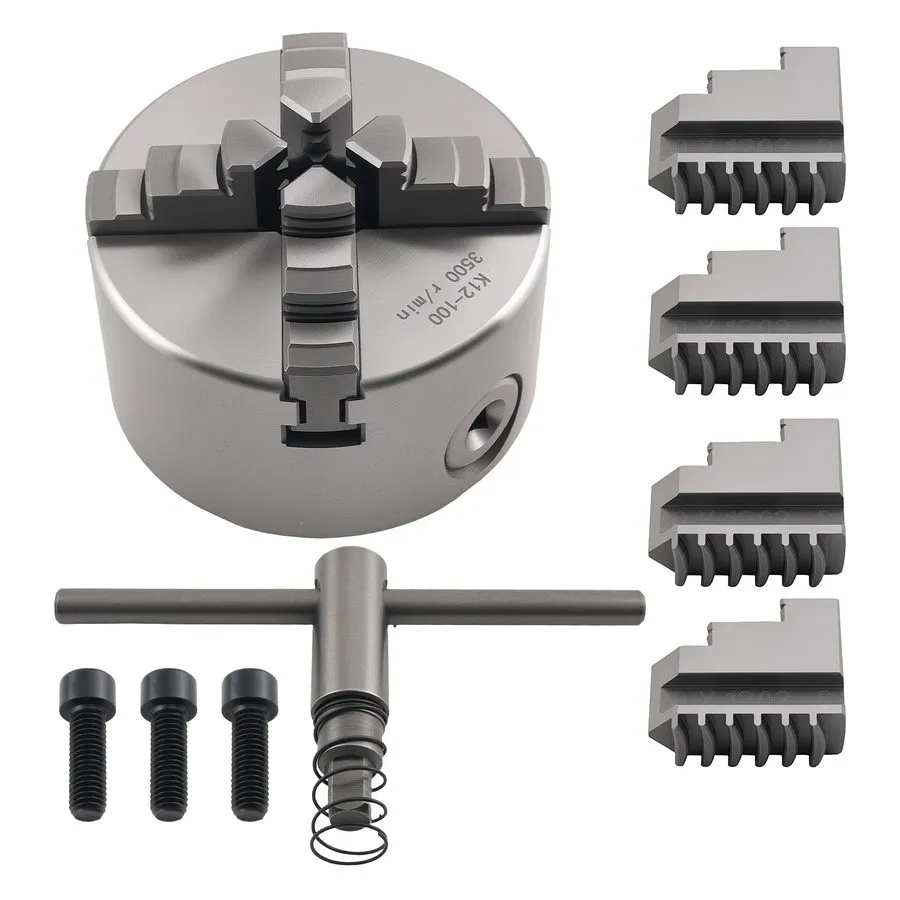 Режущий инструмент 100mm Lathe Chuck K12-100 4 Jaw Self Centering