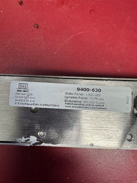 Оборудование видеонаблюдения Assa Abloy HES 9400-630 Surface Mounted Electric St — фото лота 2