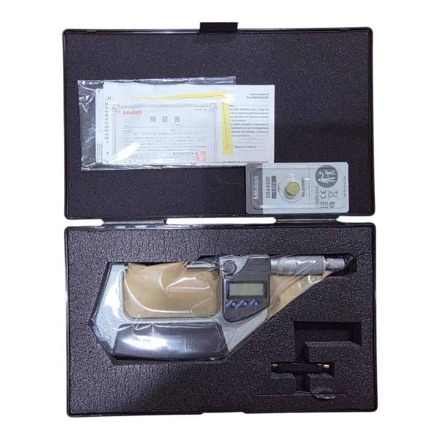 Микрометр Mitutoyo MDC-75PX Digital Micrometer 50-75mm IP65 Ratchet Stop — фото лота 1