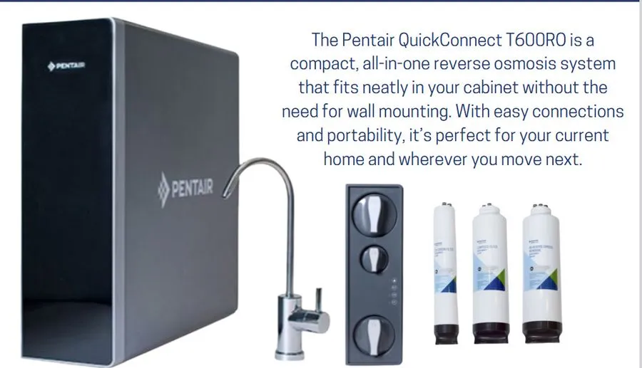 Насос Pentair Omnfilter Tankless Reverse Osmosis System T600RO — фото лота 1