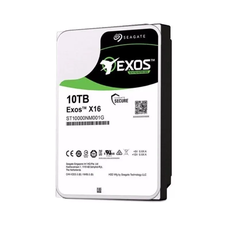 Жёсткий диск Seagate ST10000NM001G Exos X16 10TB 7.2K SATA 6Gbps 3.5" 256MB Cach