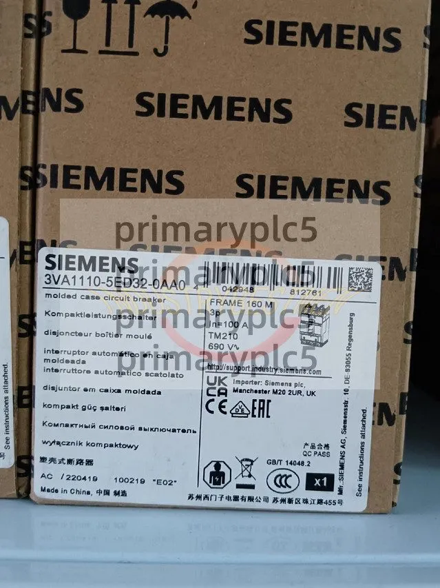 Автоматический выключатель Siemens circuit breaker 3VA1110-5ED32-0AA0