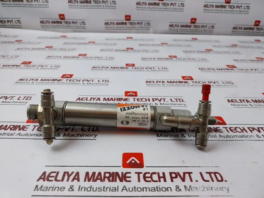 Пневмоцилиндр Camozzi 24N2A25A060 Pneumatic Cylinder Stroke 60mm Max Pressure 10