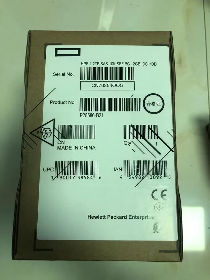 Жёсткий диск P30563-001 HPE 1.2TB 2.5" SAS 10K 12G Gen10 Plus V2 HDD Hard Drive