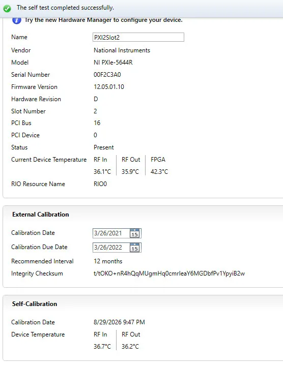 Трансивер National Instruments PXIe-5644R Vector Signal Transceiver