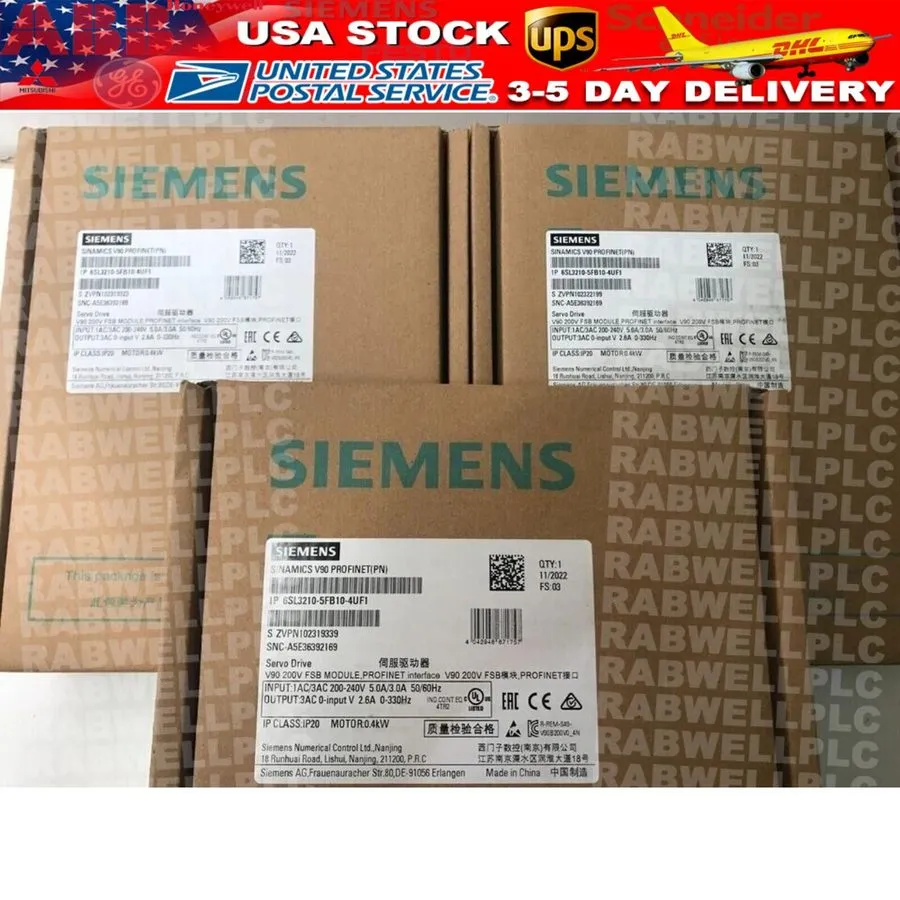 Частотный преобразователь Siemens SINAMICS V90 6SL3210-5FB10-4UF1