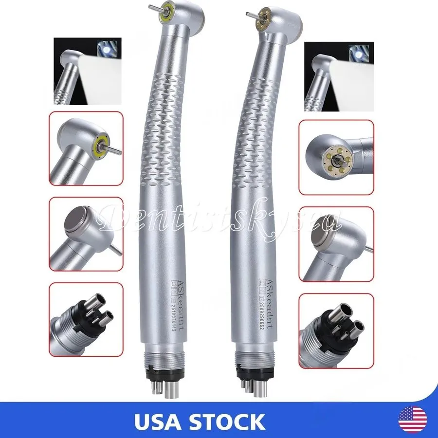 Стоматологический наконечник Dental High Speed Handpiece 5LED/Ring LED Shadowles