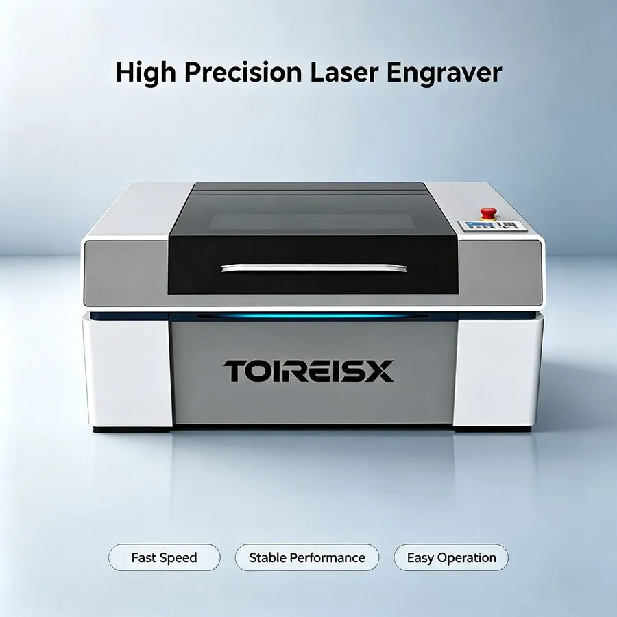 Лазерный гравёр TOIREISX 50W Desktop CO2 Laser Engraver Cutter Machine 700mm/s H — фото лота 1